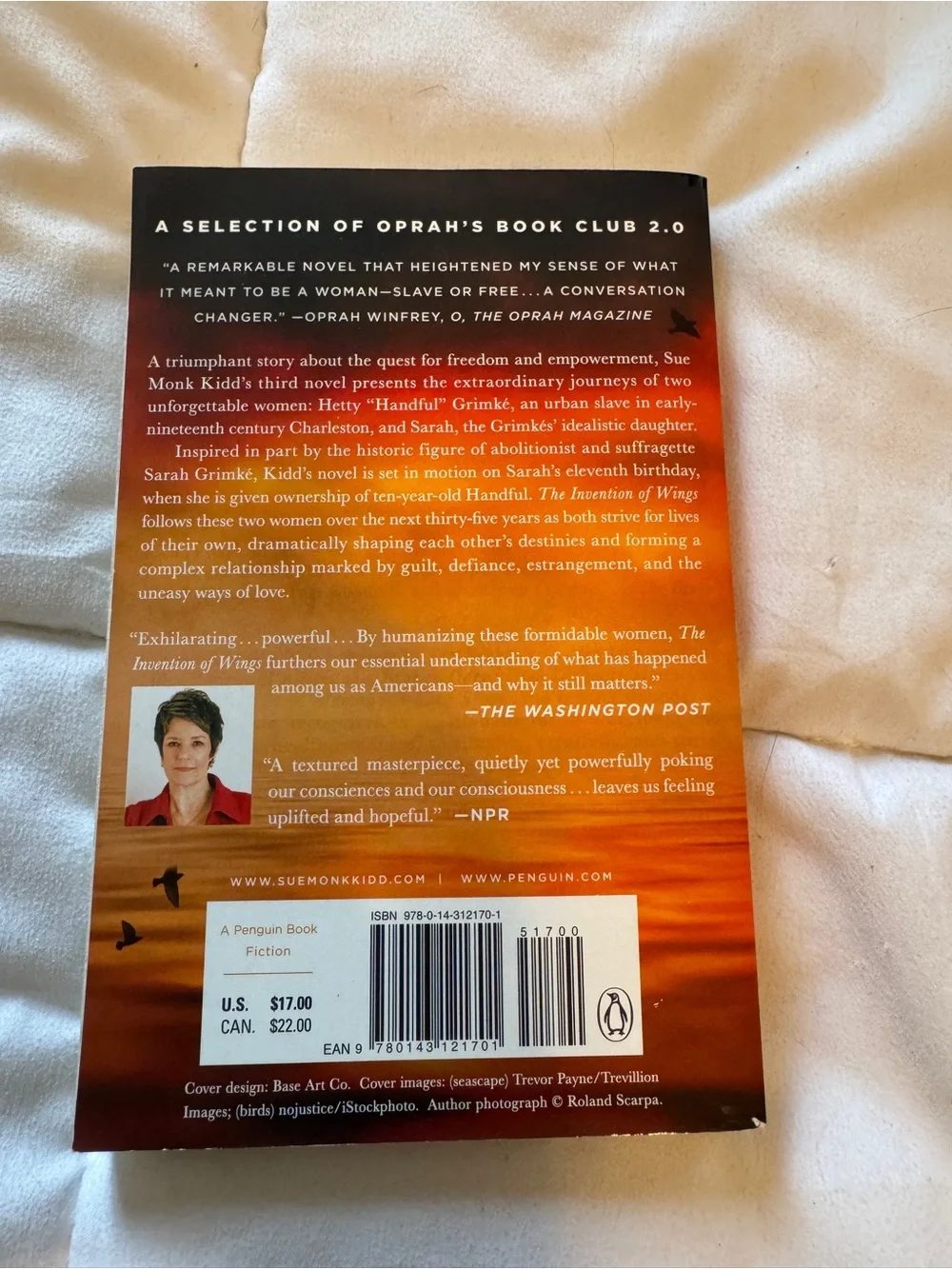 Sue Monk Kidd — The Invention of Wings paperback